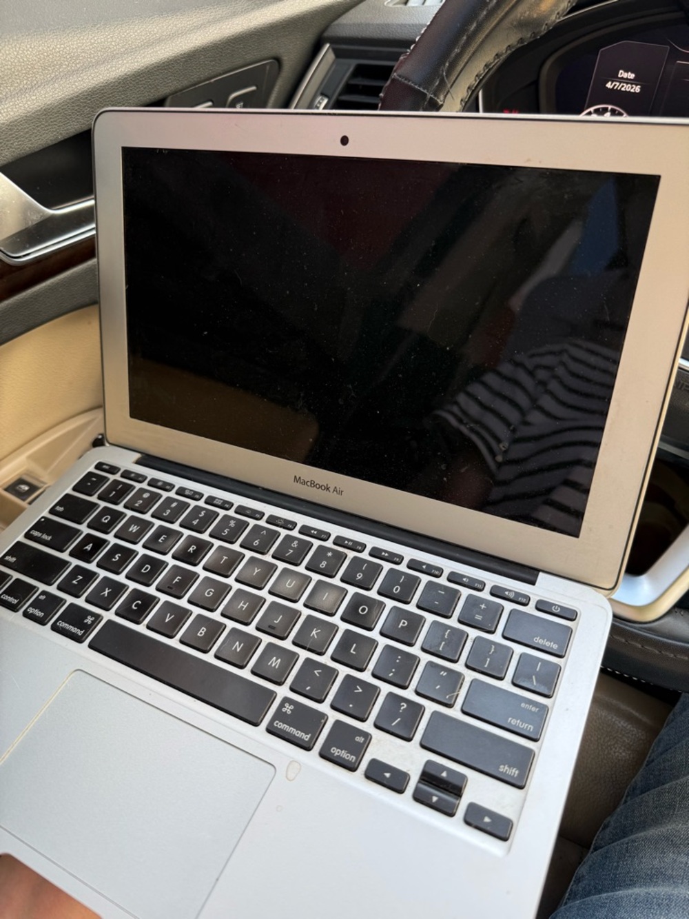 Apple MacBook Air Silver with Black Keys